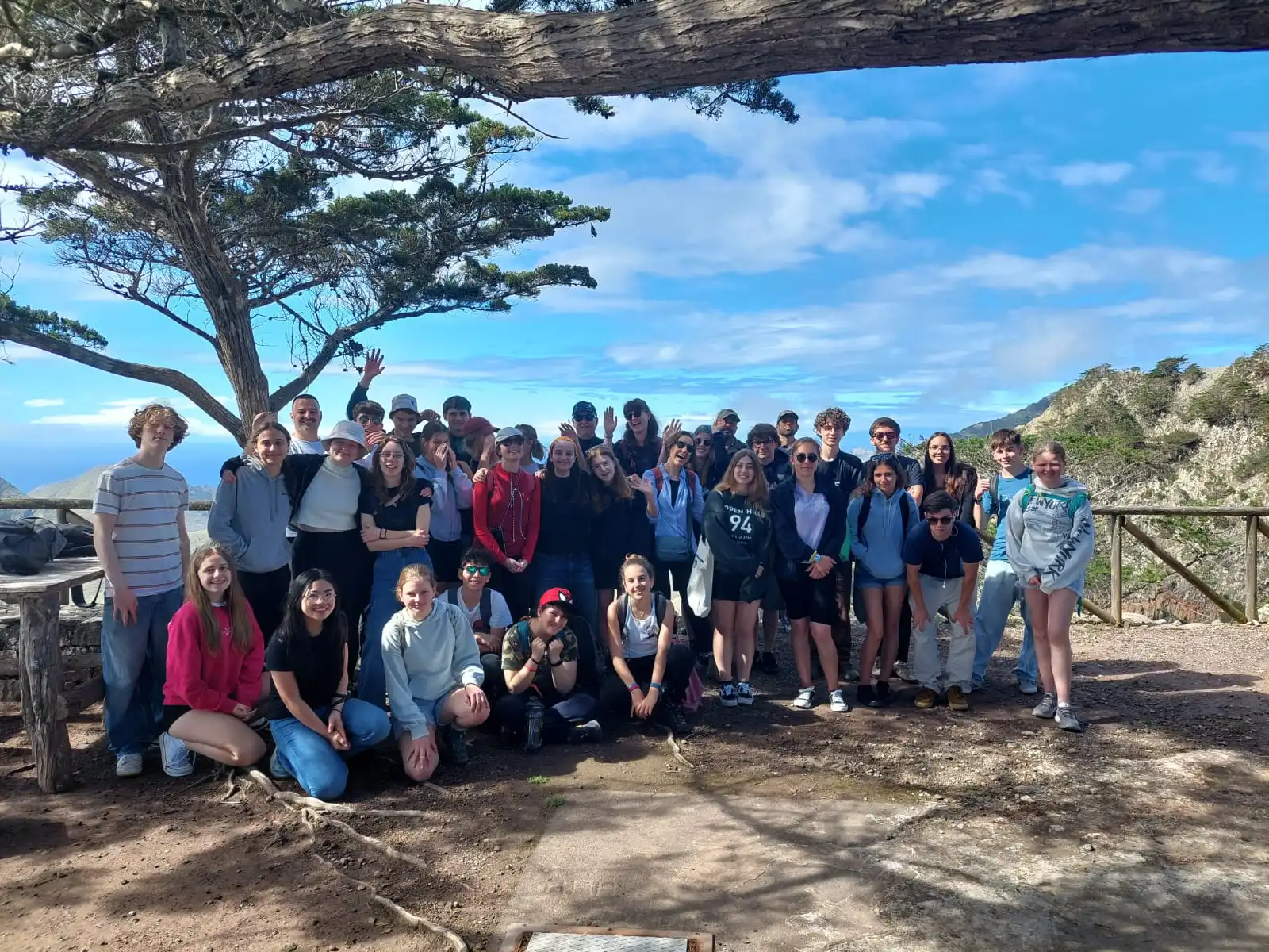Porto Santo groepsfoto Erasmus 2024